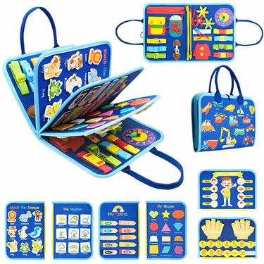 Montessori MagicBook | Interactief boek 2+ met veters en ritsen – Ontwikkel zelfvertrouwen door spelenderwijs leren 0